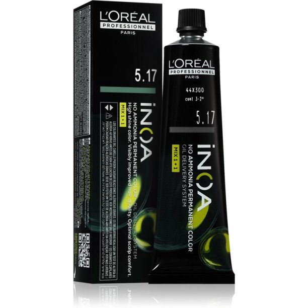 L’Oréal Professionnel Inoa перманентната боя за коса без амоняк цвят 5.17 60 мл.