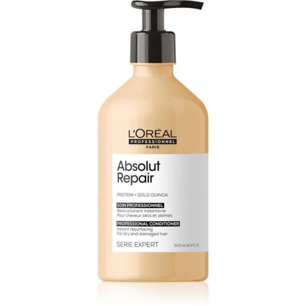 L’Oréal Professionnel Serie Expert Absolut Repair дълбоко регенериращ балсам за суха и увредена коса 500 мл.