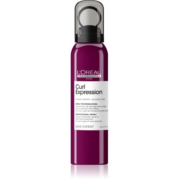 L’Oréal Professionnel Serie Expert Curl Expression спрей без отмиване за по-бързо оформяне на прическата със сешоар 150 мл. на ниска цена