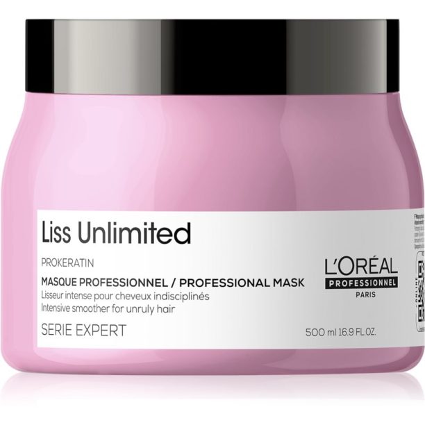 L’Oréal Professionnel Serie Expert Liss Unlimited изглаждаща маска за непокорна коса 500 мл.