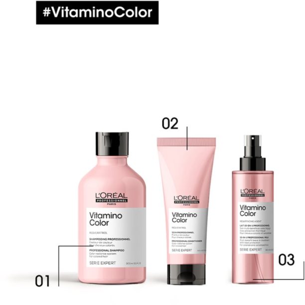 L’Oréal Professionnel Serie Expert Vitamino Color озаряващ балсам за защита на цветовете 200 мл. купи на топ цена