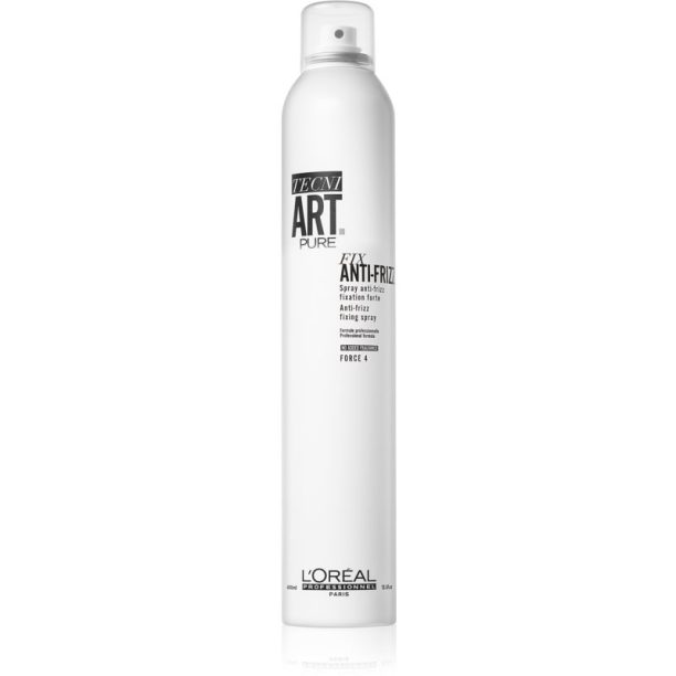 L’Oréal Professionnel Tecni.Art Fix Anti Frizz Pure спрей за фиксация против цъфтене без парфюм 400 мл.