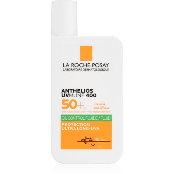 La Roche-Posay Anthelios UVMUNE 400 защитен флуид за мазна кожа SPF 50+ 50 мл.