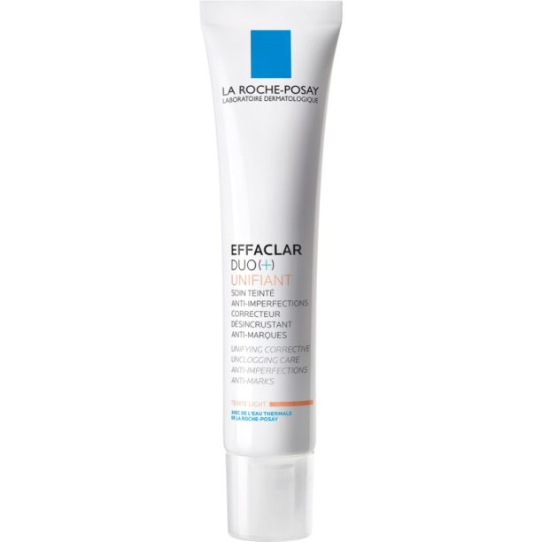 La Roche-Posay Effaclar DUO (+) тонираща уеднаквяваща корекция-грижа срещу несъвършенствата на кожата и следи след акне цвят Light Duo [+] 40 мл.