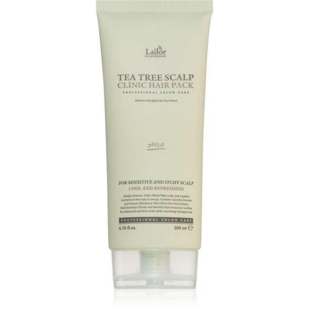 La'dor Tea Tree Scalp Clinic Hair Pack грижа за скалпа с успокояващ ефект 200 мл. на ниска цена