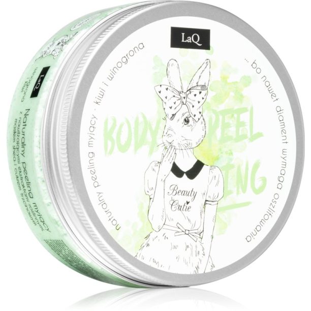 LaQ Bunny Kiwi & Grapes освежаващ захарен пилинг 220 мл.