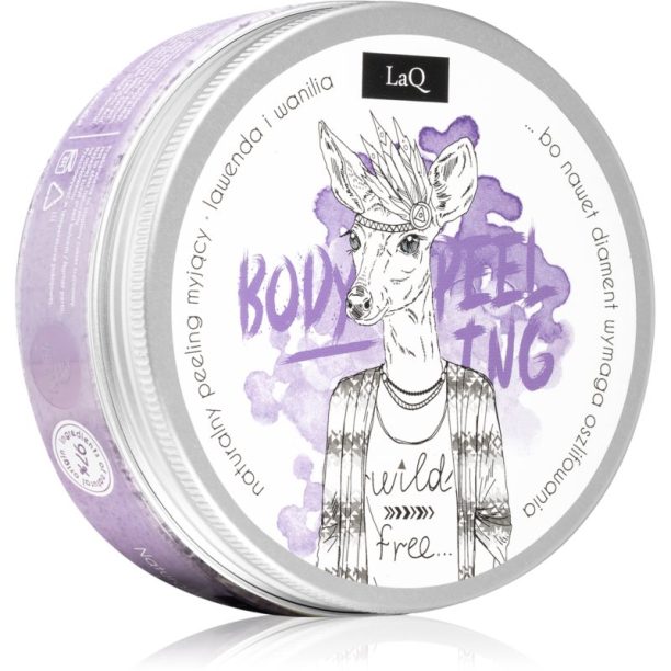 LaQ Fruit Line Lavender & Vanilla почистващ пилинг за тяло 200 мл.