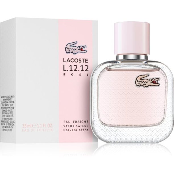 Lacoste L.12.12 Rose Eau Fraîche тоалетна вода за жени I. 35 мл. на ниска цена