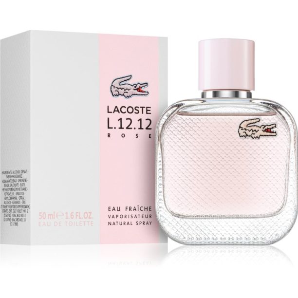 Lacoste L.12.12 Rose Eau Fraîche тоалетна вода за жени I. 50 мл. на ниска цена