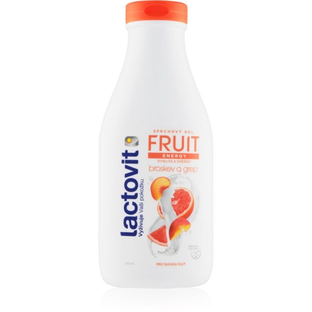 Lactovit Fruit енергизиращ душ-гел 500 мл.