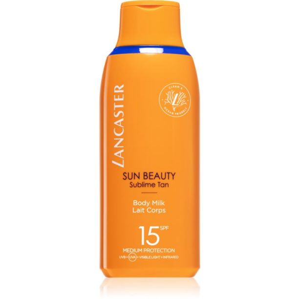 Lancaster Sun Beauty Body Milk мляко за загар SPF 15 175 мл.