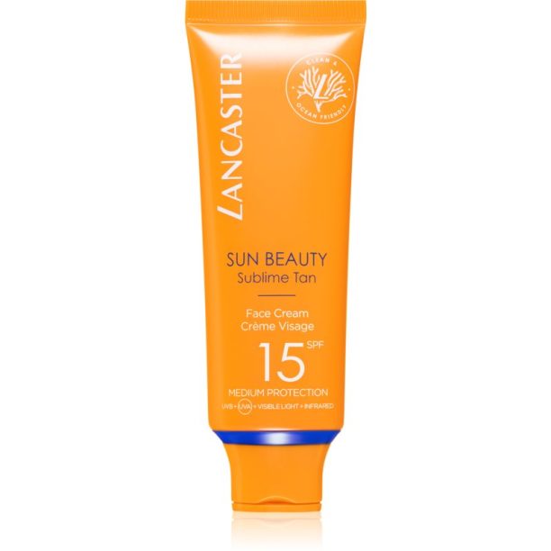 Lancaster Sun Beauty Face Cream слънцезащитен крем за лице SPF 15 50 мл.