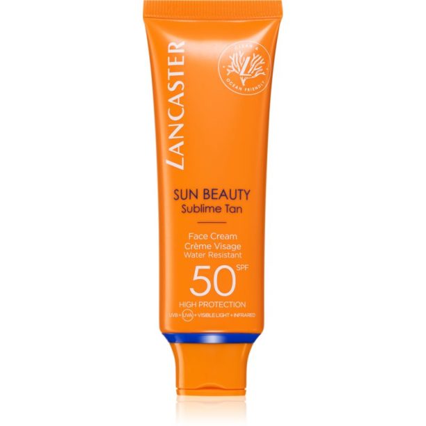 Lancaster Sun Beauty Face Cream слънцезащитен крем за лице SPF 50 50 мл.