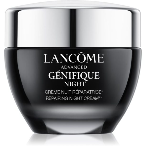 Lancôme Génifique подмладяващ нощен крем с хиалуронова киселина 50 мл.