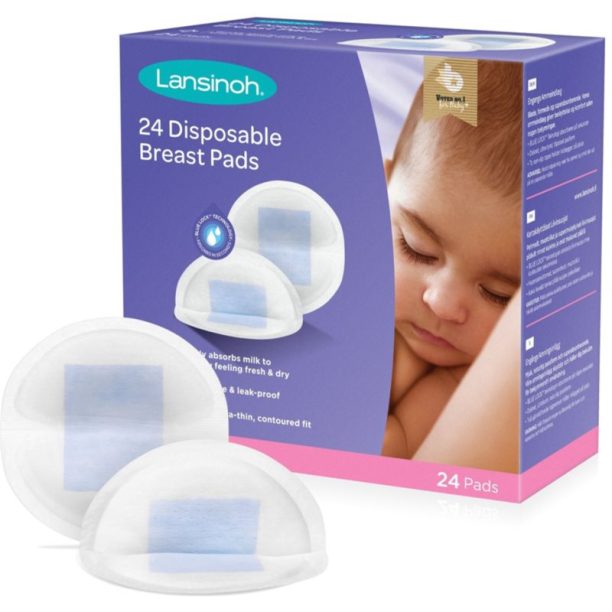 Lansinoh Breastfeeding Disposable Breast Pads еднократни подплънки за сутиен 24 бр.