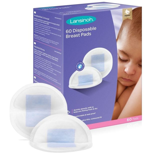 Lansinoh Breastfeeding Disposable Breast Pads еднократни подплънки за сутиен 60 бр.