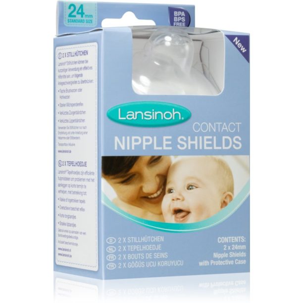 Lansinoh Breastfeeding протектори за зърна 24 mm 2 бр.