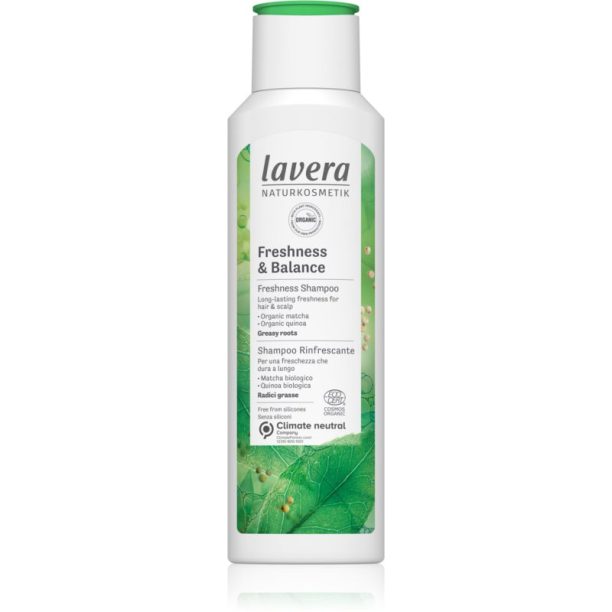 Lavera Freshness & Balance освежаващ шампоан за мазна коса и мазен скалп 250 мл.