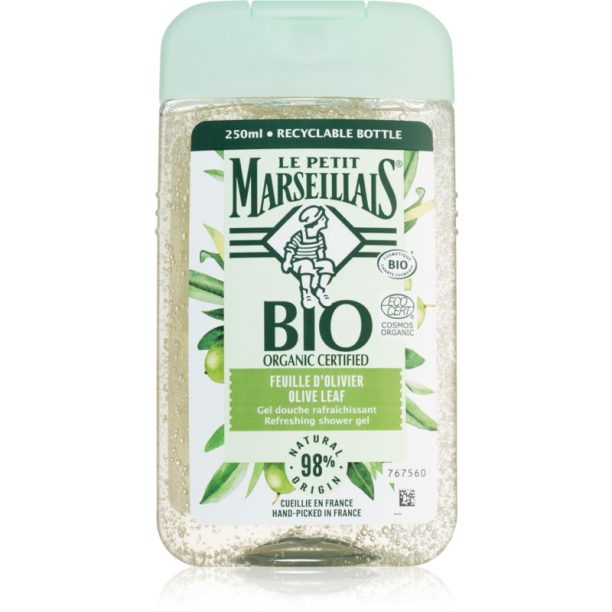 Le Petit Marseillais Olive Leaf Bio Organic освежаващ душ гел 250 мл. на ниска цена