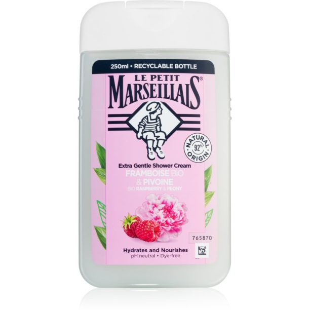 Le Petit Marseillais Raspberry & Peony Bio крем душ гел 250 мл. на ниска цена