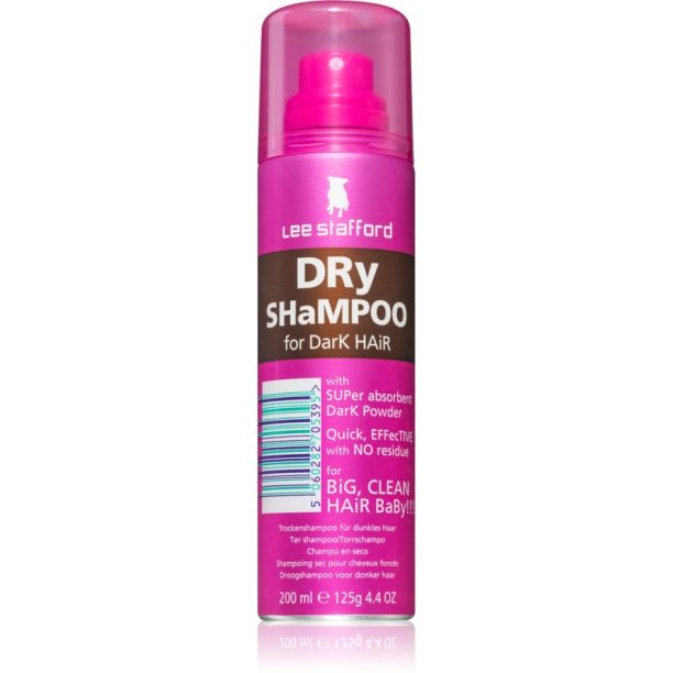 Lee Stafford Dry Shampoo Dark Hair суш шампоан за тъмна коса 200 мл.