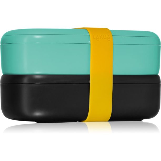 Lékué LunchBox To Go кутия за закуска боя Turquoise 1000 мл. на ниска цена