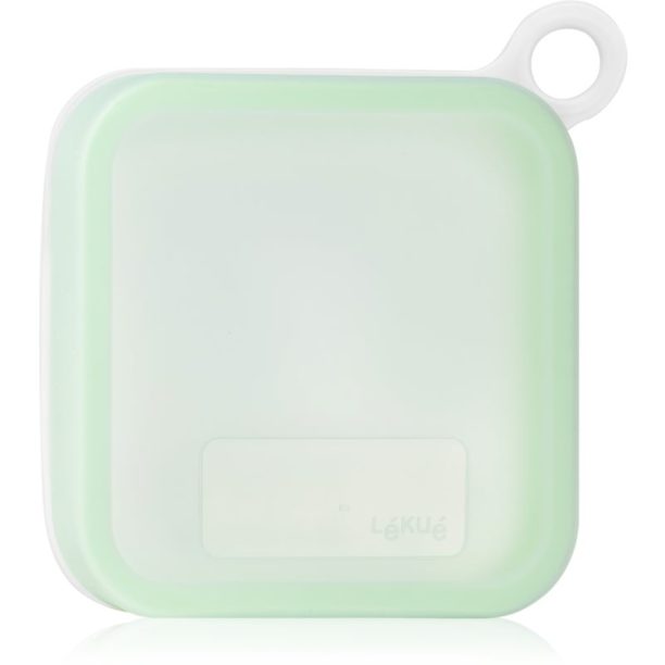 Lékué Reusable Sandwich Case силиконова опаковка за сандвич боя White 1 бр. на ниска цена