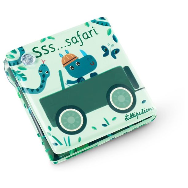 Lilliputiens Bath Book Safari книжка за вода 2 y+ 1 бр. на ниска цена