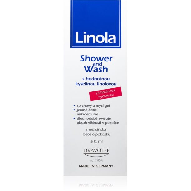 Linola Shower and Wash хипоалергенен душ-гел 300 мл.