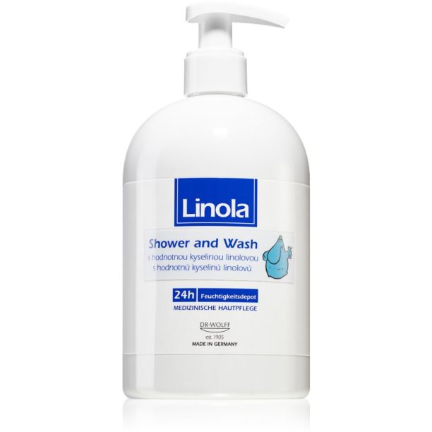 Linola Shower and Wash хипоалергенен душ-гел 500 мл.