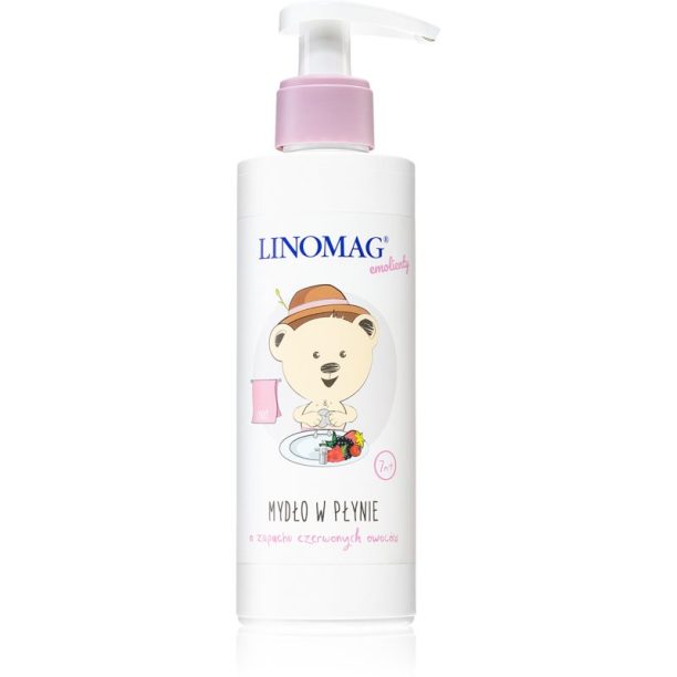 Linomag Emolienty Hand Soap Red Fruit течен сапун за ръце за деца Red Fruit 200 мл.