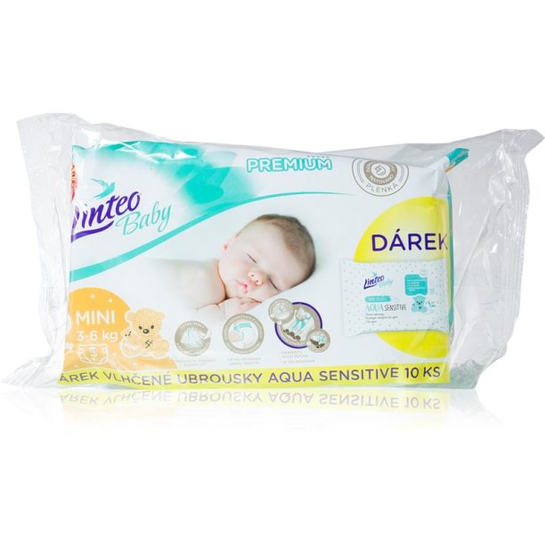 Linteo Baby Premium Mini еднократни пелени 3-6kg 5 бр.