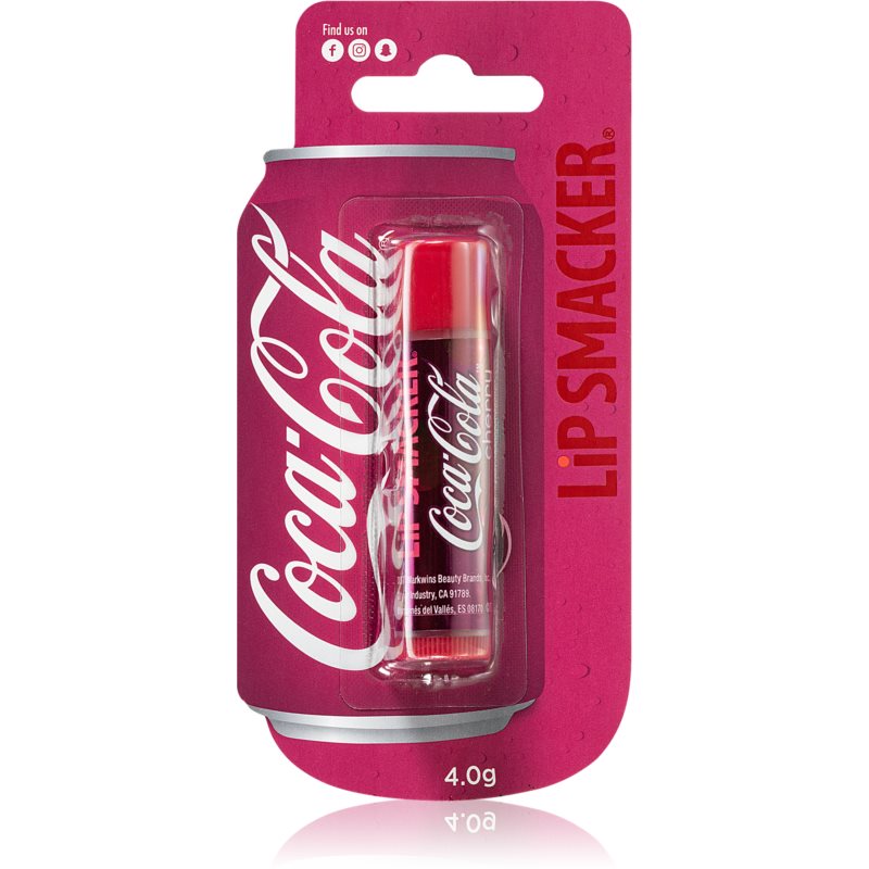 Lip Smacker Coca Cola Cherry балсам за устни вкус Cherry Coke 4 гр.