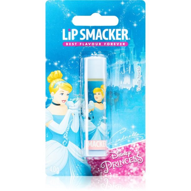 Lip Smacker Disney Princess Cinderella балсам за устни вкус Vanilla Sparkle 4 гр.