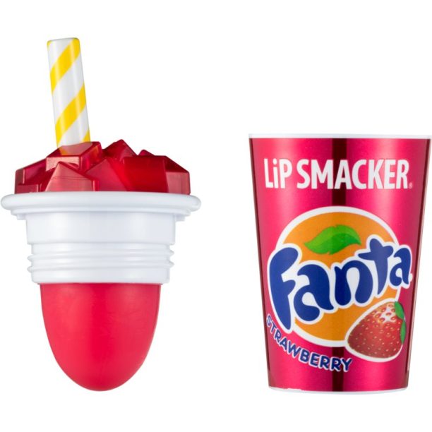 Lip Smacker Fanta Strawberry стилен балсам за устни в чашка вкус Strawberry 7.4 гр. купи на топ цена