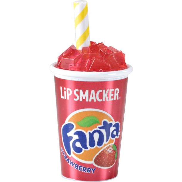 Lip Smacker Fanta Strawberry стилен балсам за устни в чашка вкус Strawberry 7.4 гр. на ниска цена