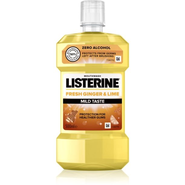 Listerine Fresh Ginger & Lime освежаваща вода за уста 500 мл. на ниска цена