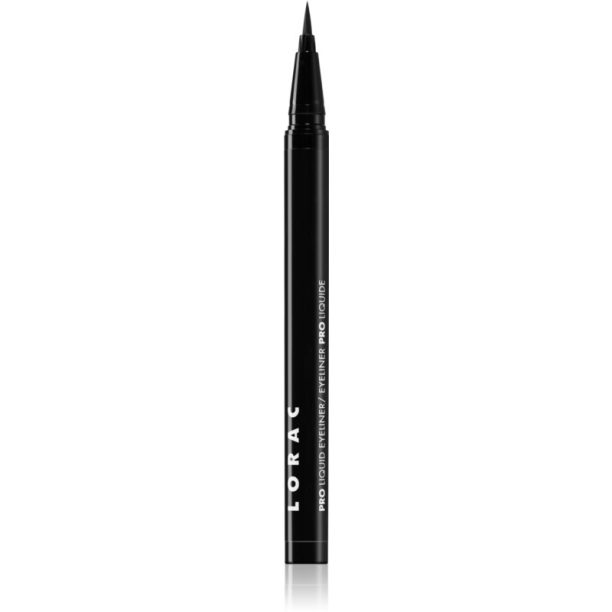 Lorac PRO Liquid Eyeliner дълготраен маркер за очи цвят 01 Black 0