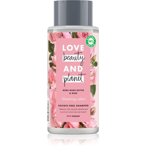 Love Beauty & Planet Blooming Colour безсулфатен шампоан за боядисана коса 400 мл. на ниска цена