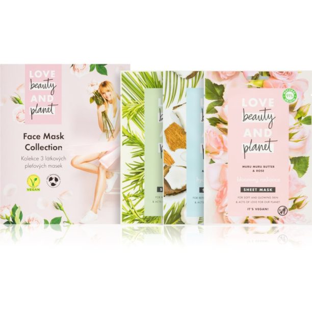 Love Beauty & Planet Face Mask Collection изгодна опаковка (за лице)