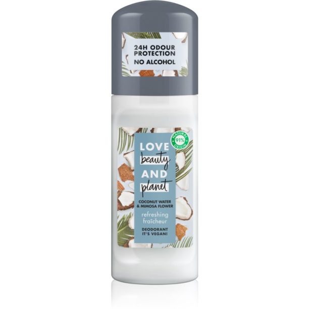 Love Beauty & Planet Refreshing дезодорант roll-on 50 мл. на ниска цена