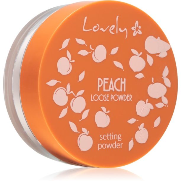 Lovely Peach Setting Powder матираща фиксираща пудра