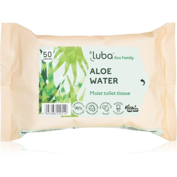 Luba ECO Family влажна тоалетна хартия Aloe vera 50 бр.