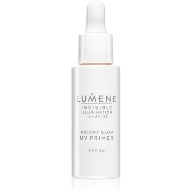 Lumene Invisible Illumination Instant Glow озаряваща основа под фон дьо тен SPF 30 30 мл.