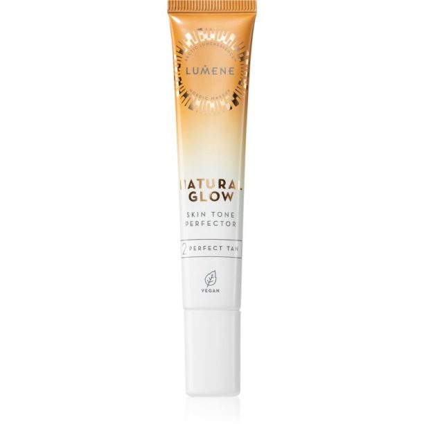 Lumene Natural Glow Skin Tone Perfector течен хайлайтър цвят 2 Perfect Tan 20 мл.