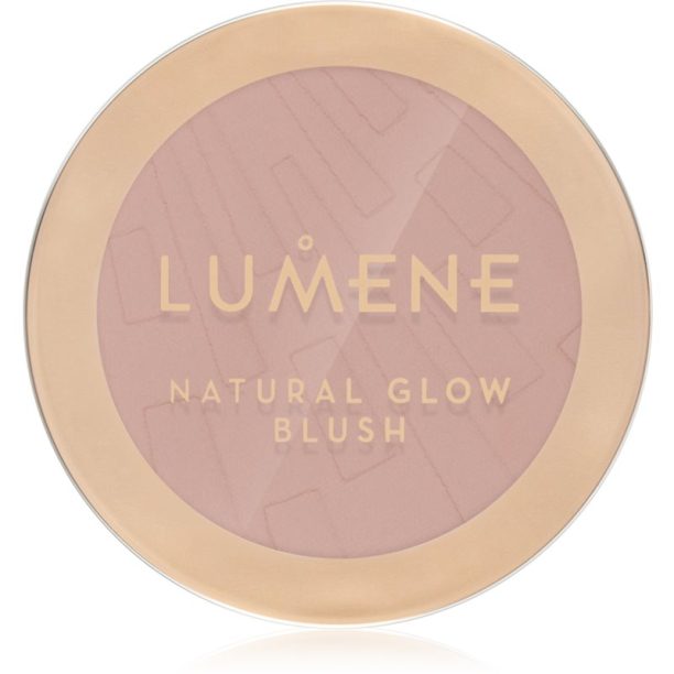 Lumene Natural Glow компактен руж с матиращ ефект цвят 3 Nude Glow 4 гр.