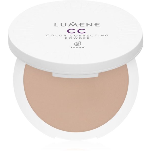 Lumene Nordic Makeup Color Correcting компактна пудра цвят No. 3 10 гр.