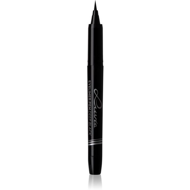 Luvia Cosmetics Eyeliner Pen водоустойчива очна линия с матиращ ефект цвят Deep Black 1 мл.