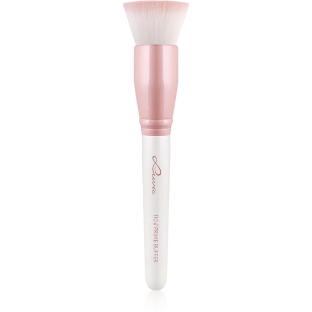 Luvia Cosmetics Prime Vegan Prime Buffer конусовидна четка за фон дьо тен Candy (Pearl White / Rose) 1 бр.