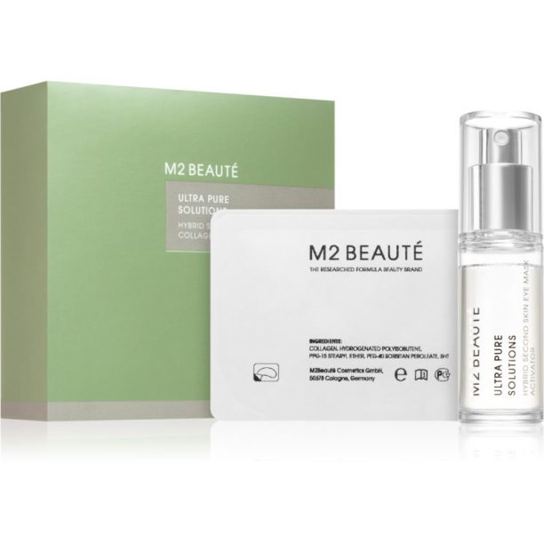 M2 Beauté Ultra Pure Solutions Hybrid Second Skin колагенова маска за околоочната област 30 мл.